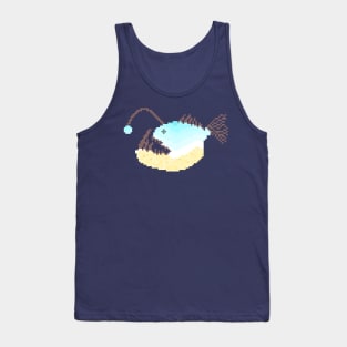 Modern Pixel Sea Anglerfish Tank Top